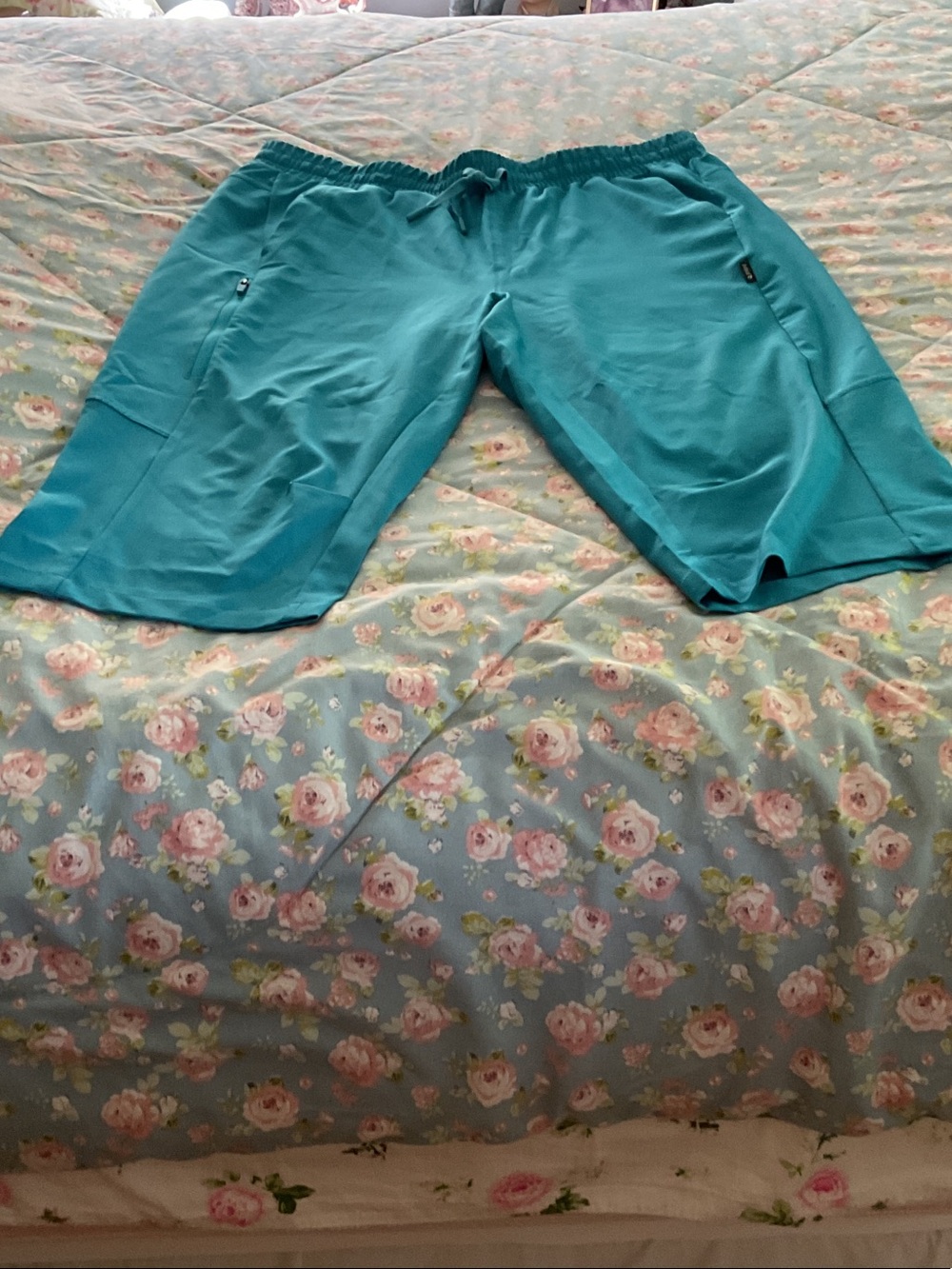 Baleaf Teal Athletic Capris